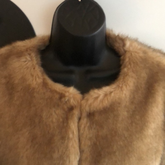 Faux Fur cuffed bomber.  Size M - Picture 2 of 9